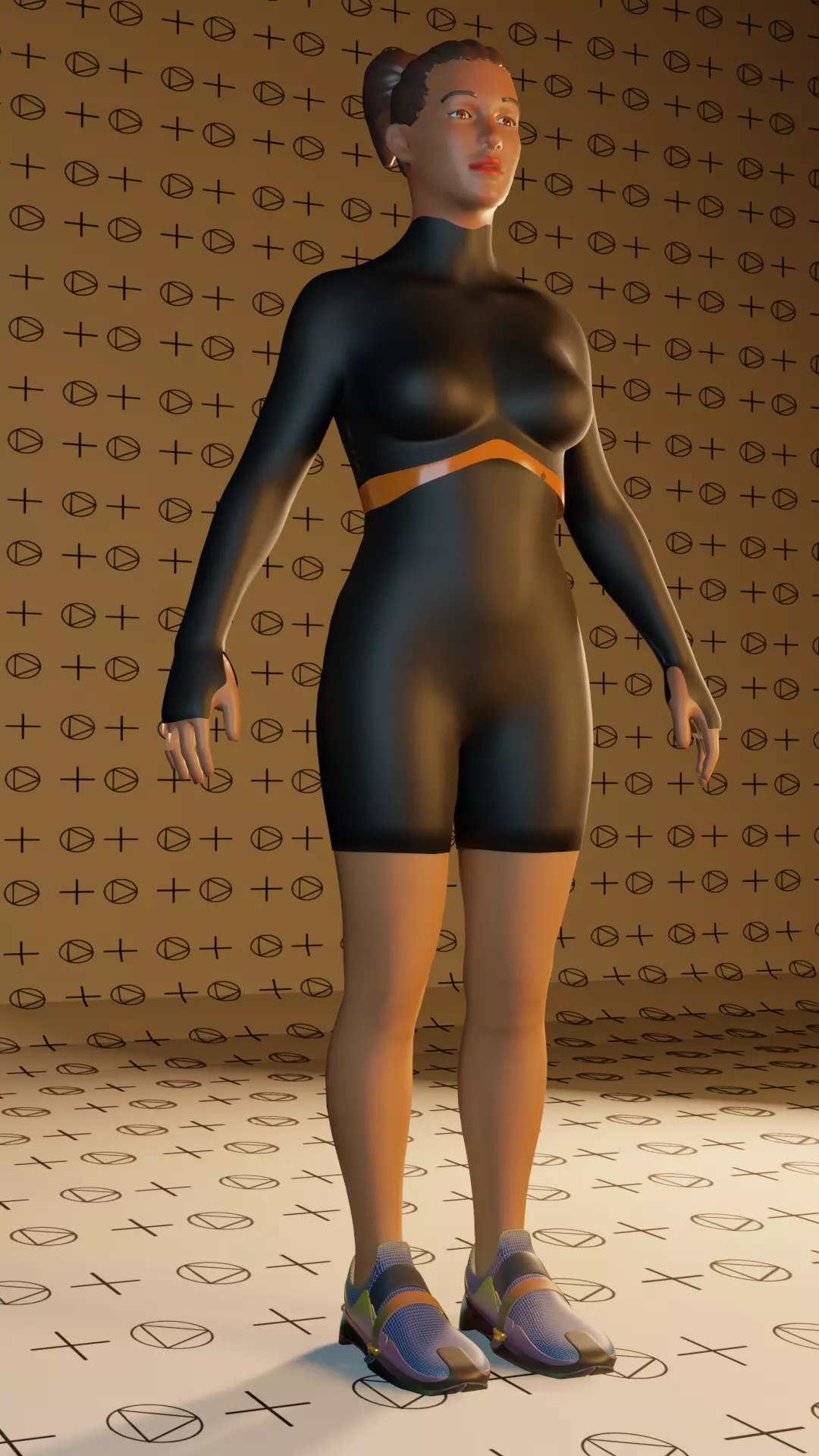 ATHLETE GIRL 3D model_0