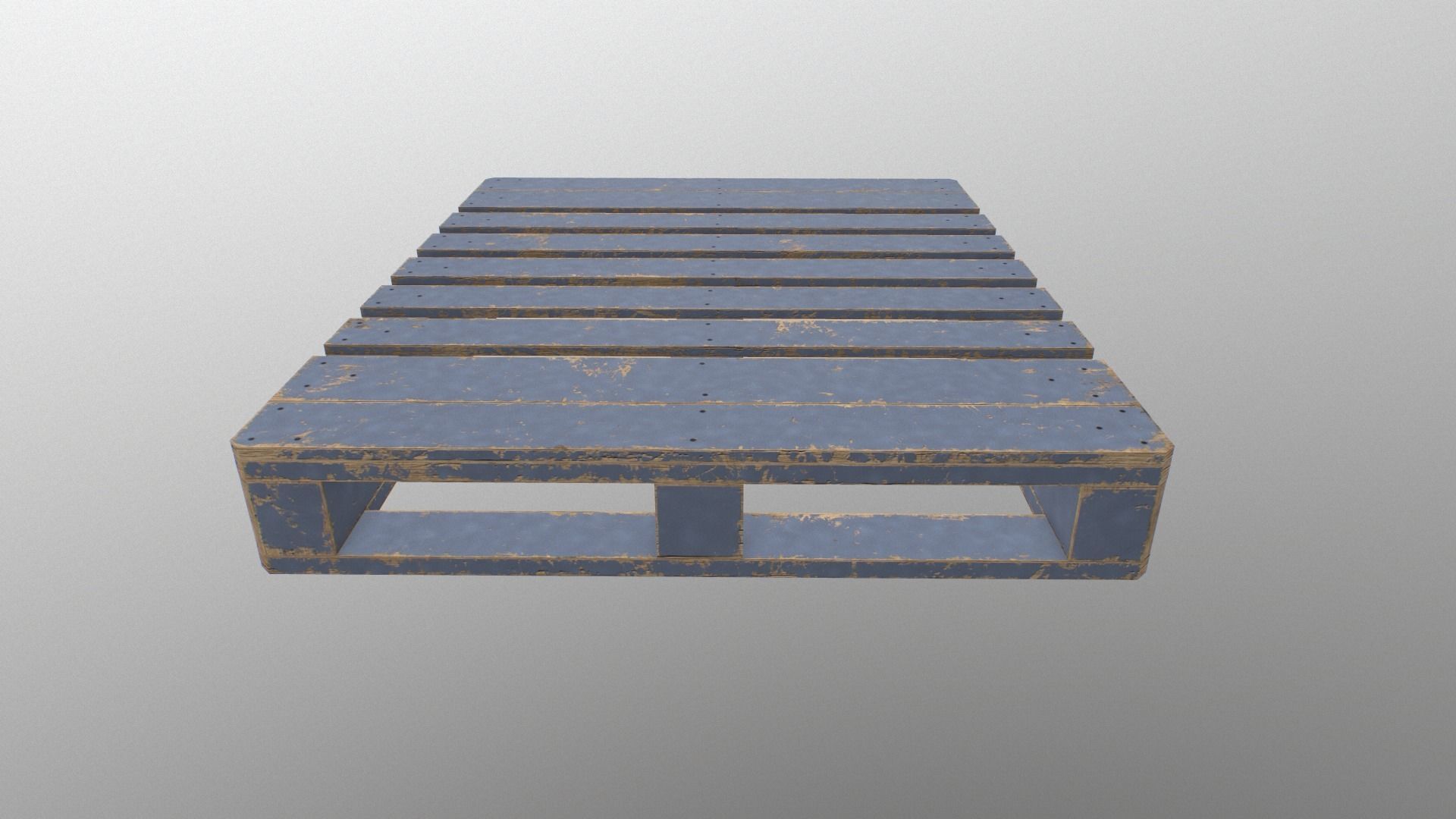 Euro Pallete Low-poly 3D model_18