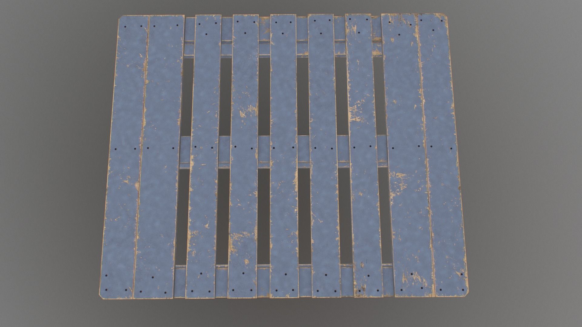 Euro Pallete Low-poly 3D model_23