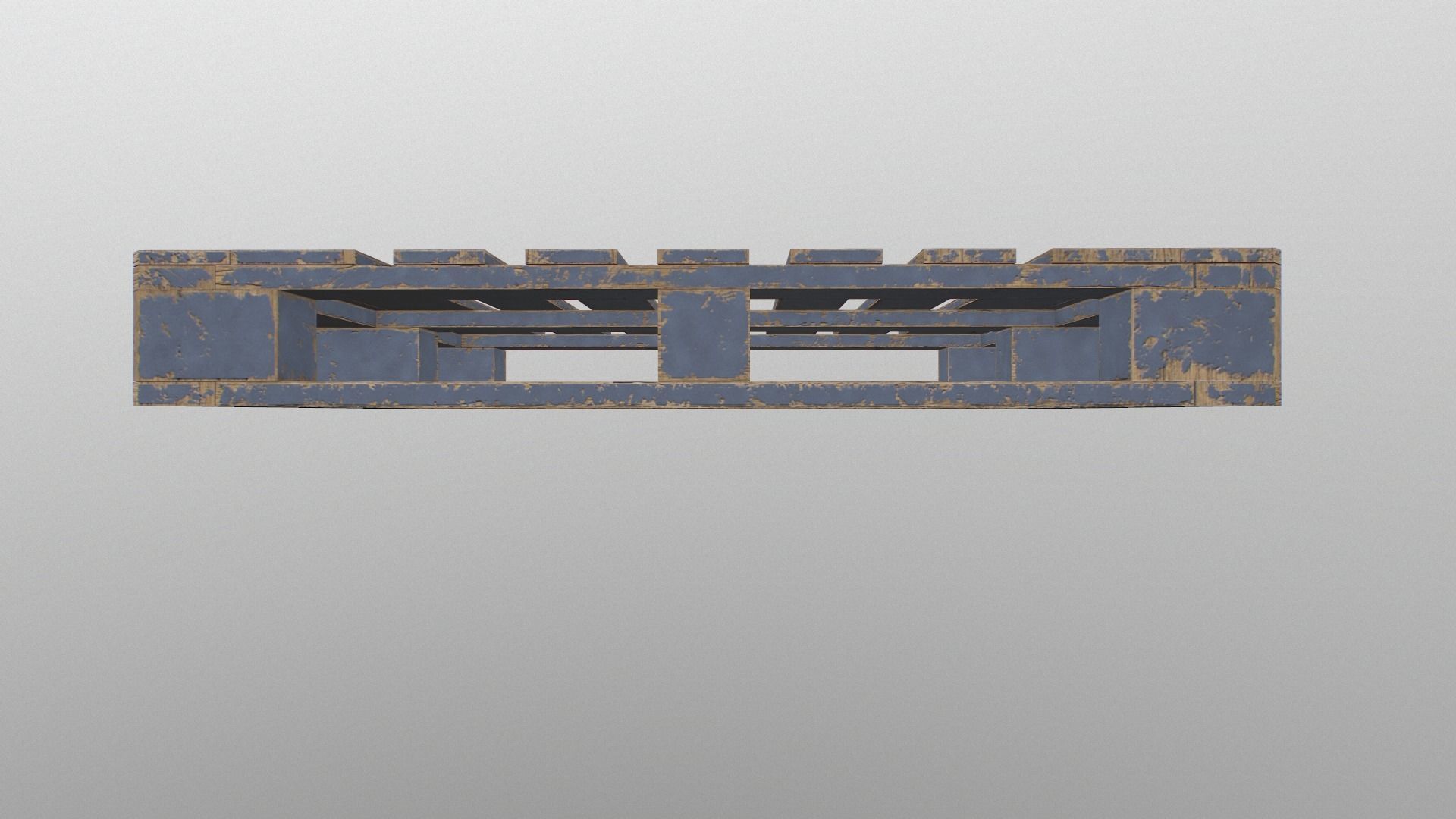 Euro Pallete Low-poly 3D model_22