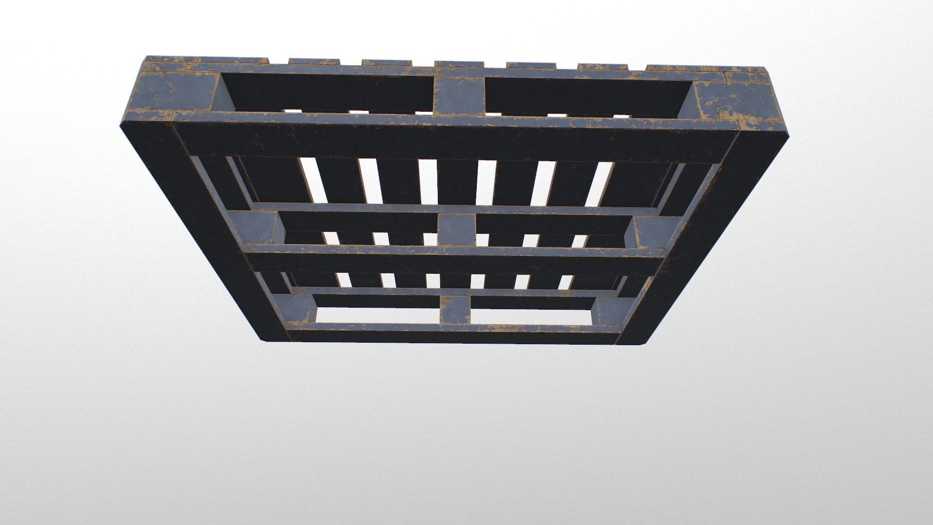 Euro Pallete Low-poly 3D model_24