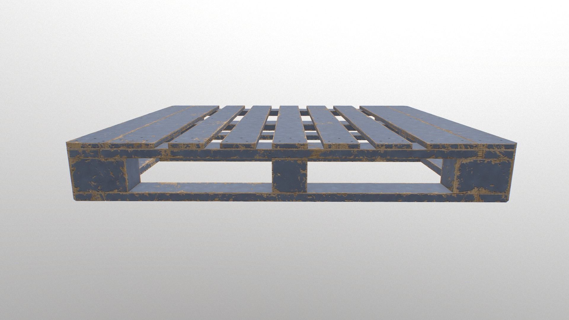 Euro Pallete Low-poly 3D model_20