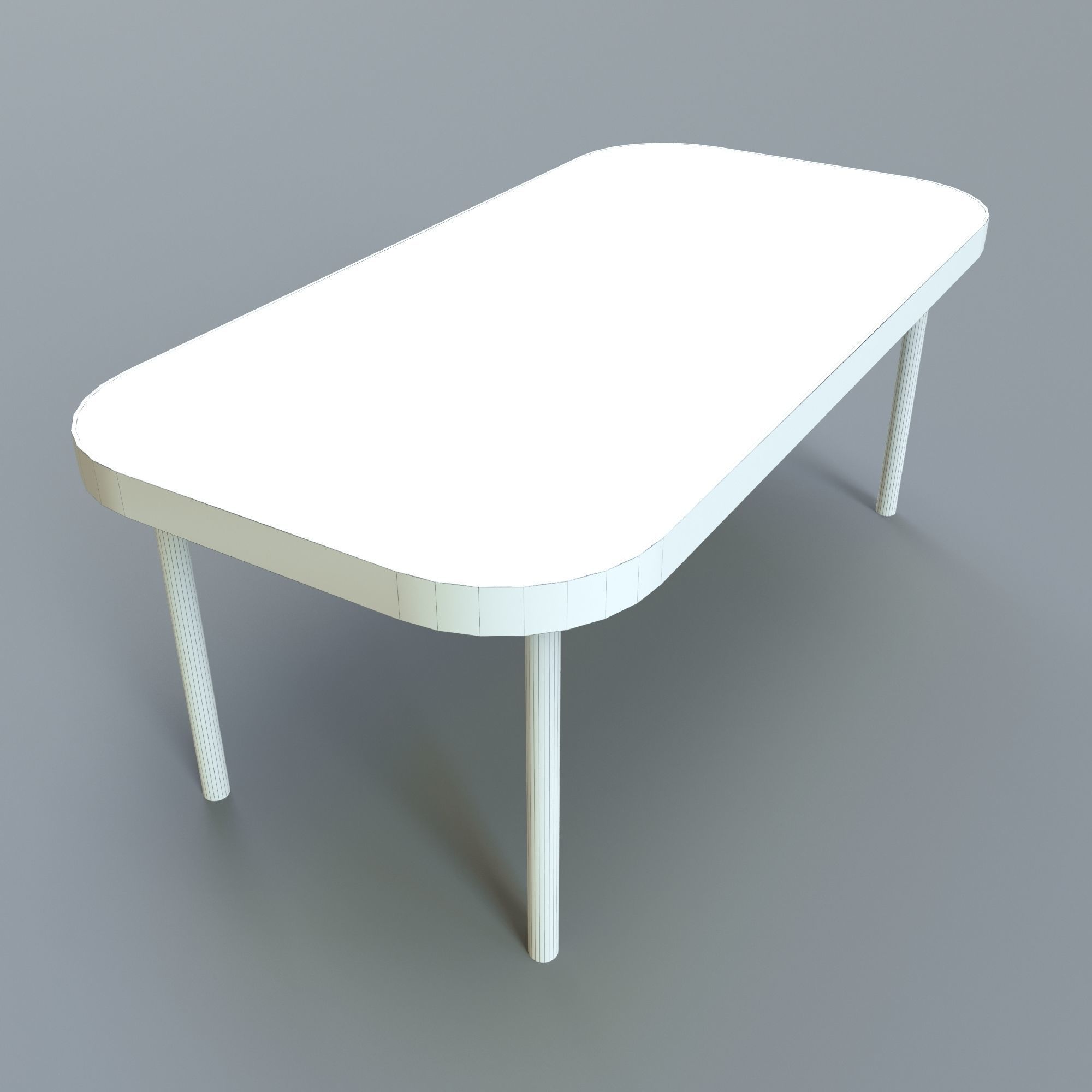 Table 01 Low-poly 3D model_6
