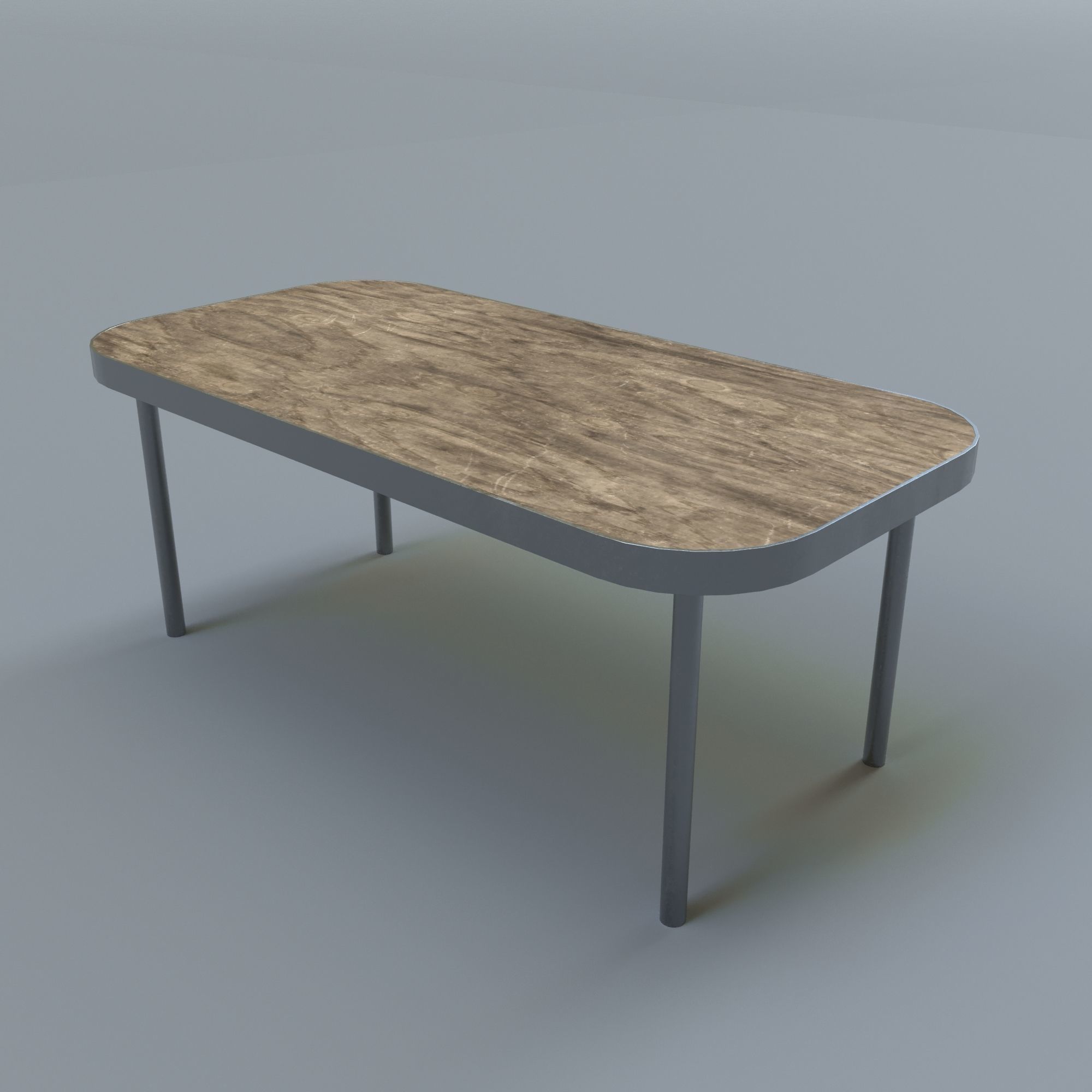 Table 01 Low-poly 3D model_2