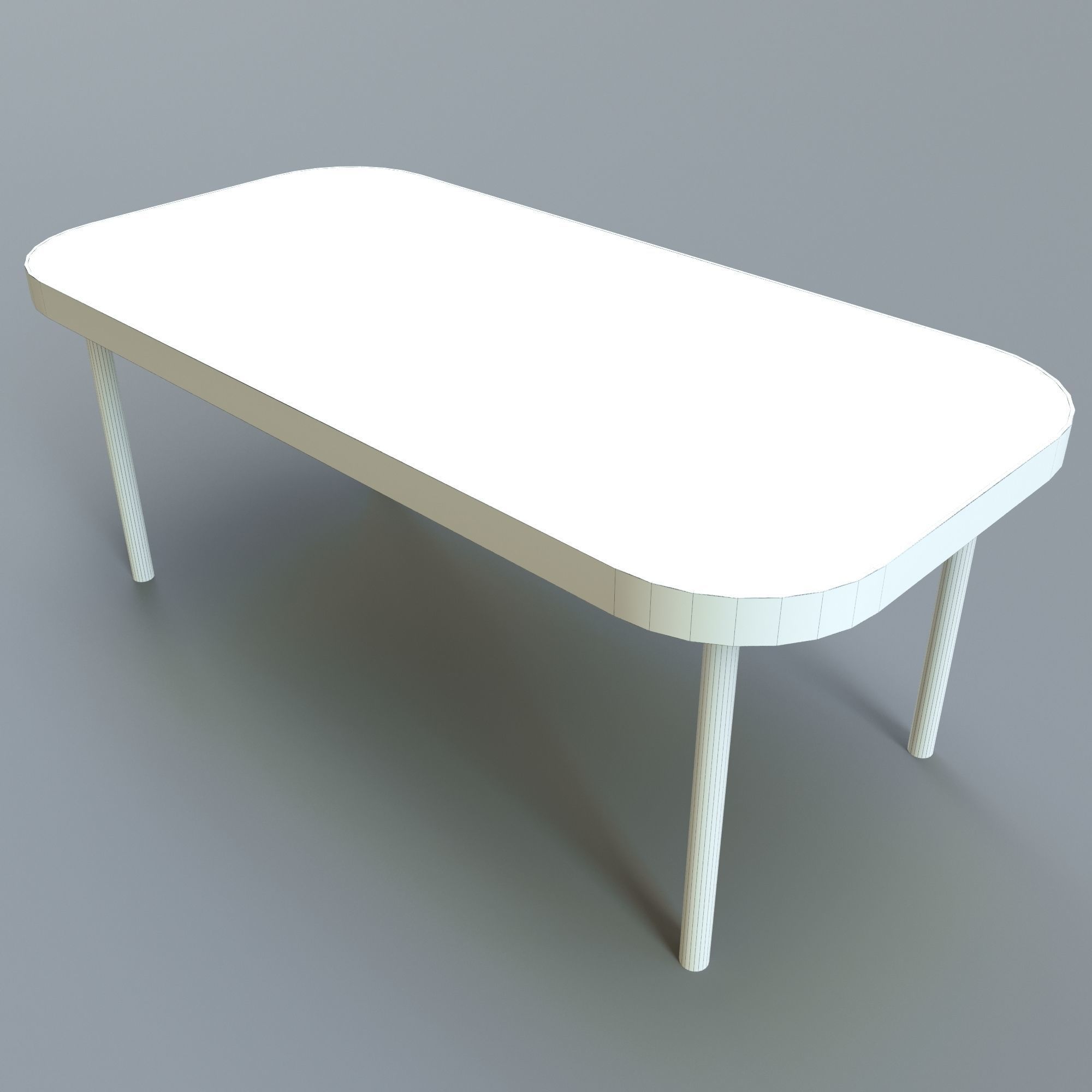Table 01 Low-poly 3D model_5