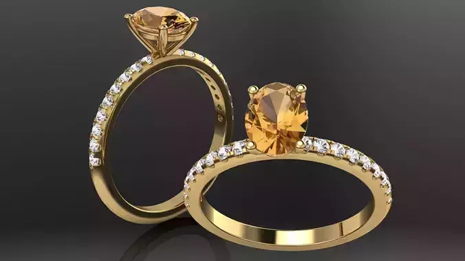 Golden Ring Model  3D print model