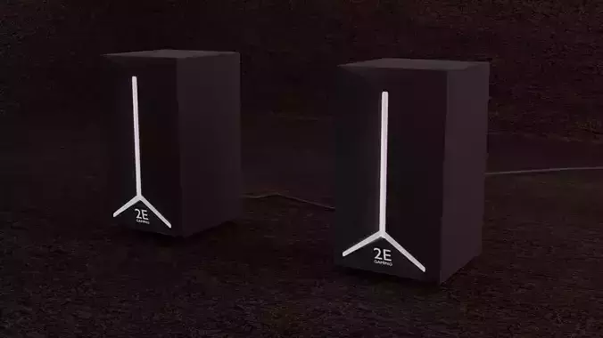 Acoustics 2E Gaming Speakers 3D model