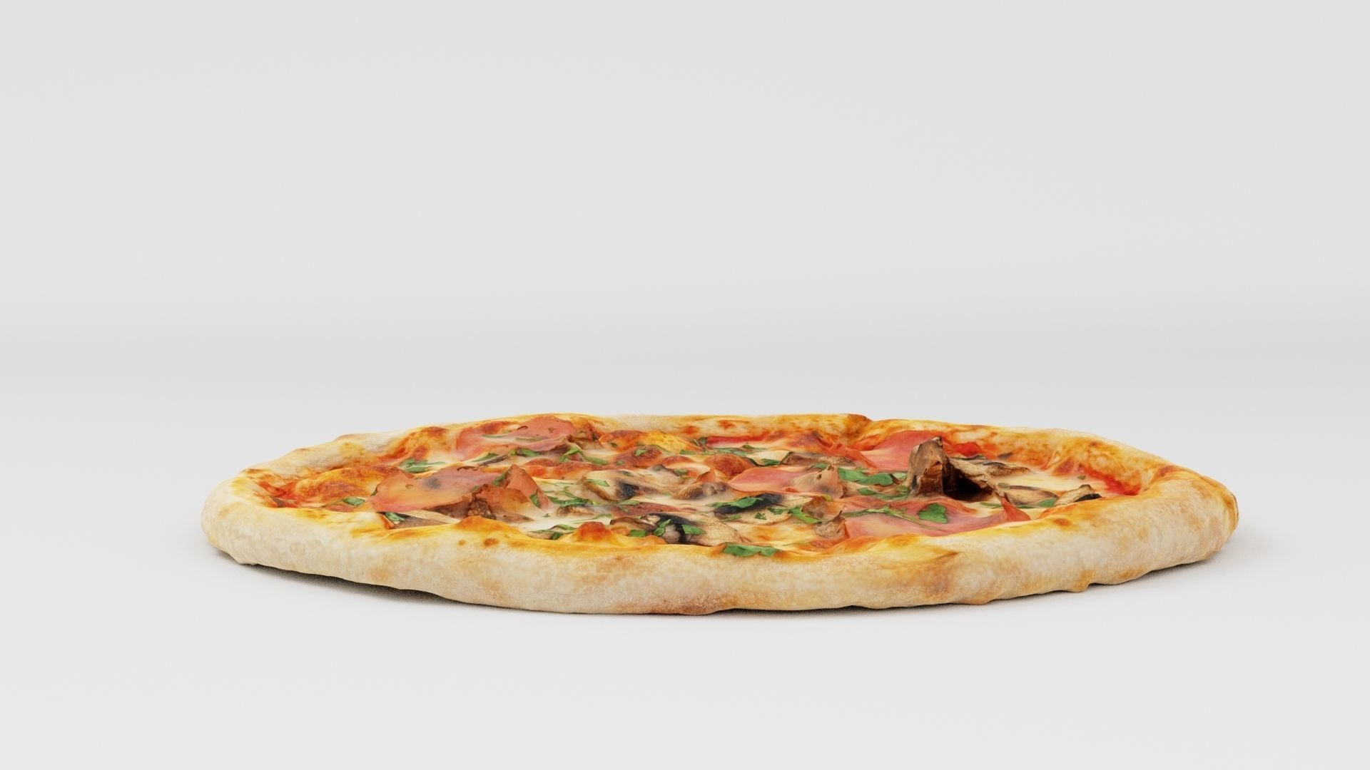 Pizza Collection 6 items italian food  3D model_17