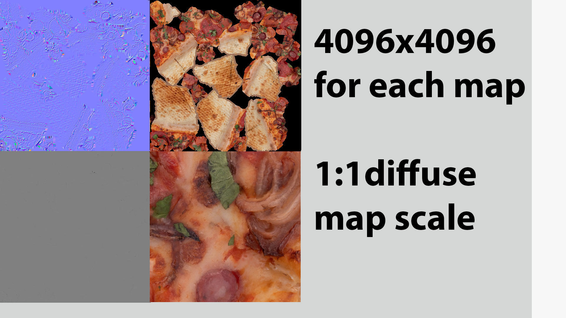 Pizza Collection 6 items italian food  3D model_24