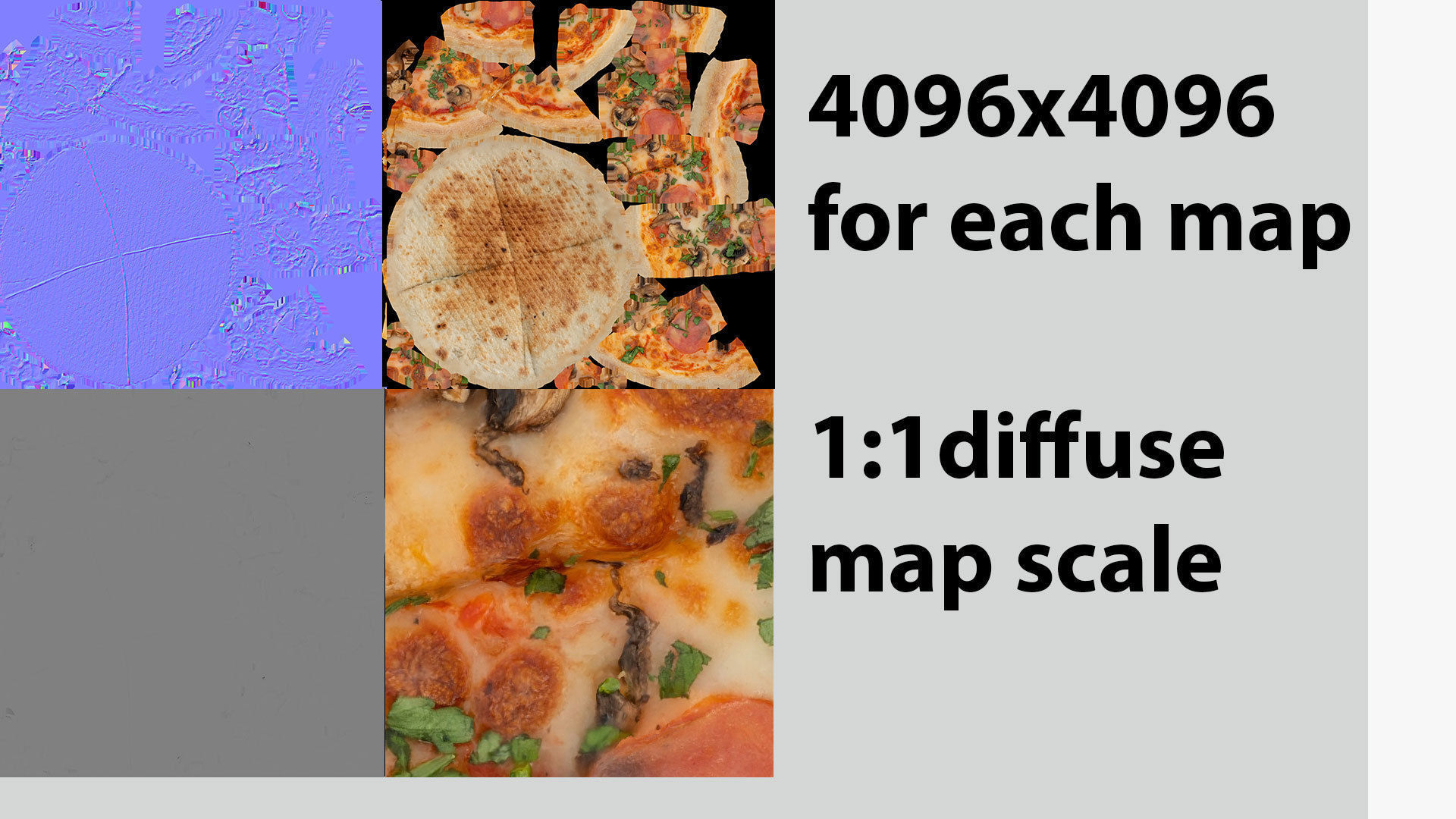 Pizza Collection 6 items italian food  3D model_18