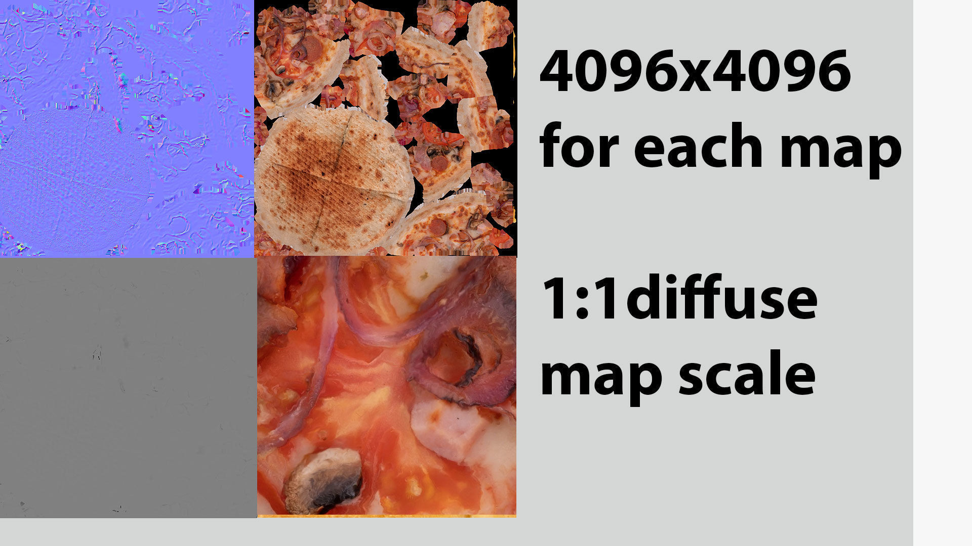 Pizza Collection 6 items italian food  3D model_38