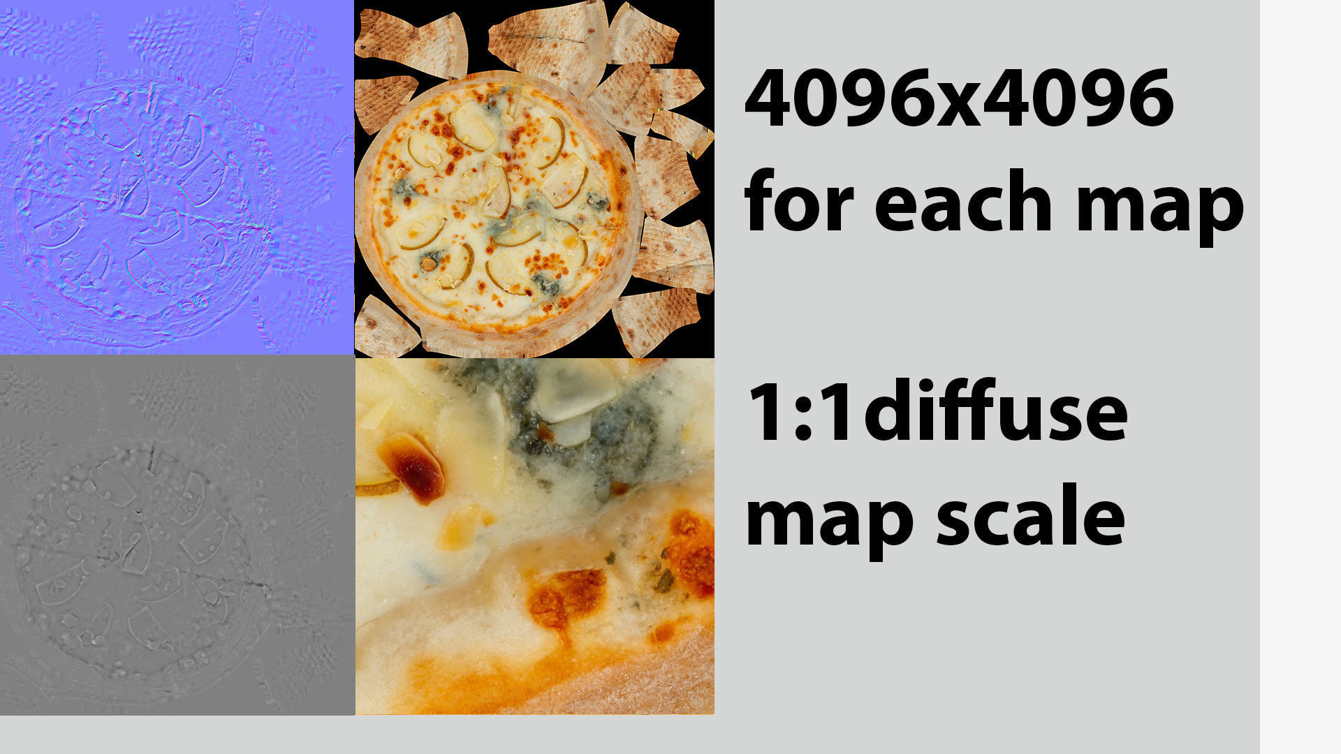 Pizza Collection 6 items italian food  3D model_10