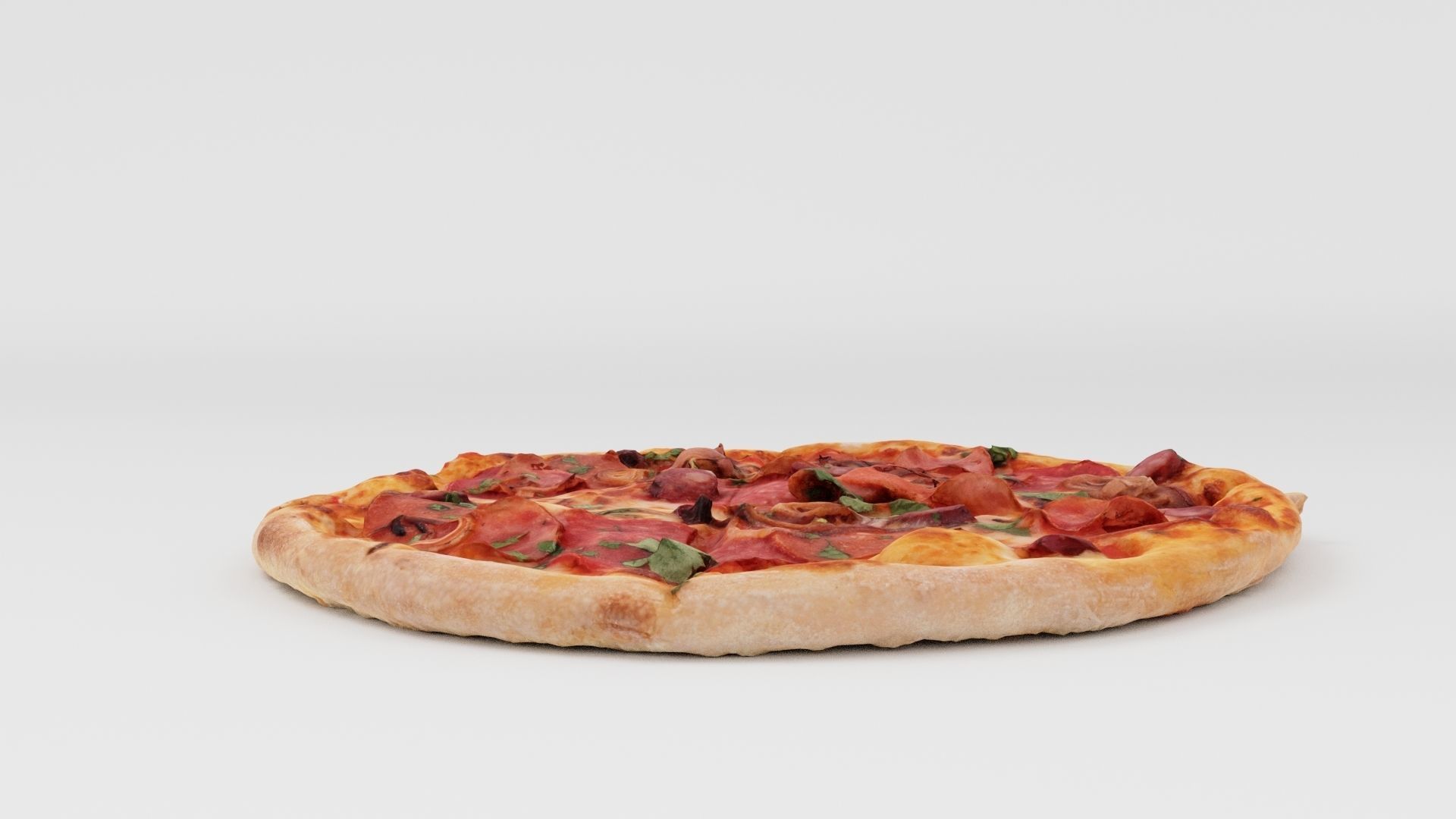 Pizza Collection 6 items italian food  3D model_23