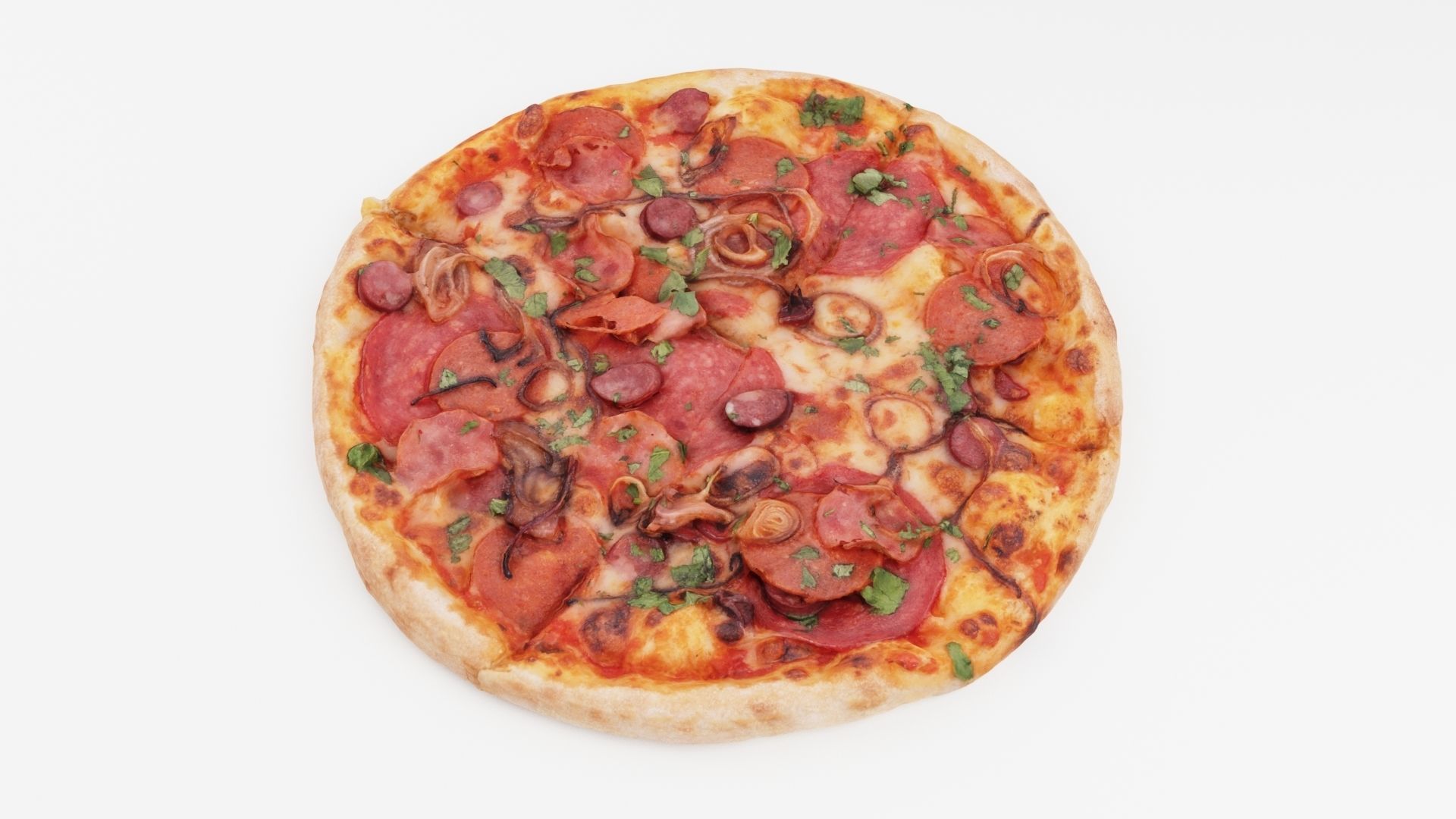 Pizza Collection 6 items italian food  3D model_25