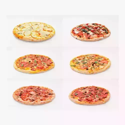 Pizza Collection 6 items italian food 