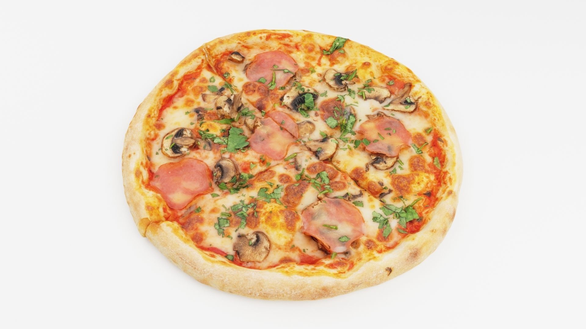 Pizza Collection 6 items italian food  3D model_19