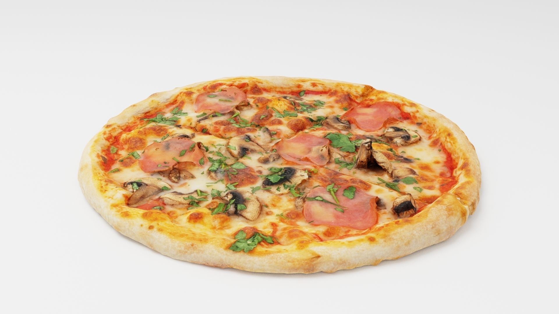 Pizza Collection 6 items italian food  3D model_15