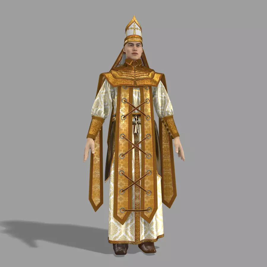 Cardinal Game Clothes 3D model