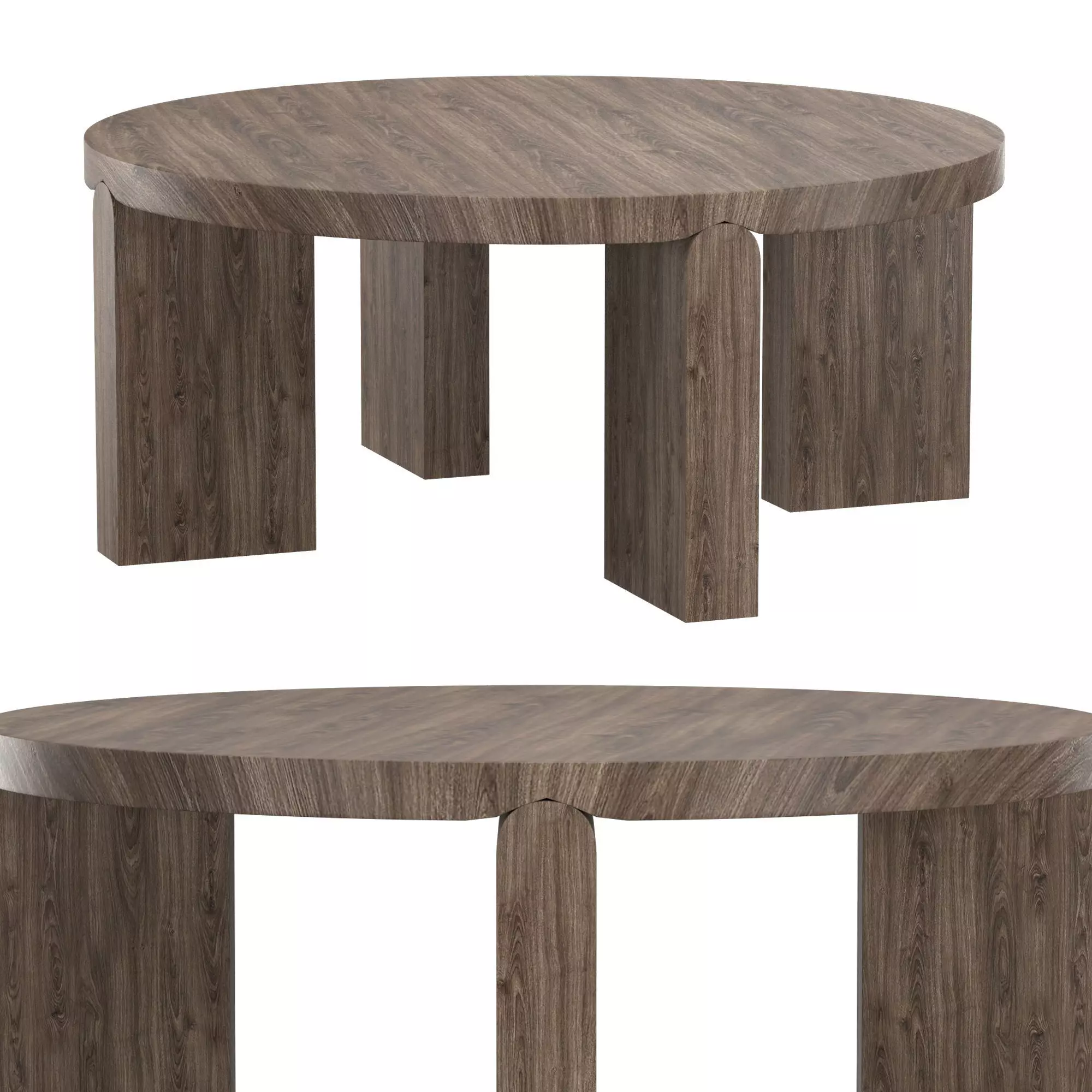 EDO LOW TABLE Delcourt Collection 3D model_0