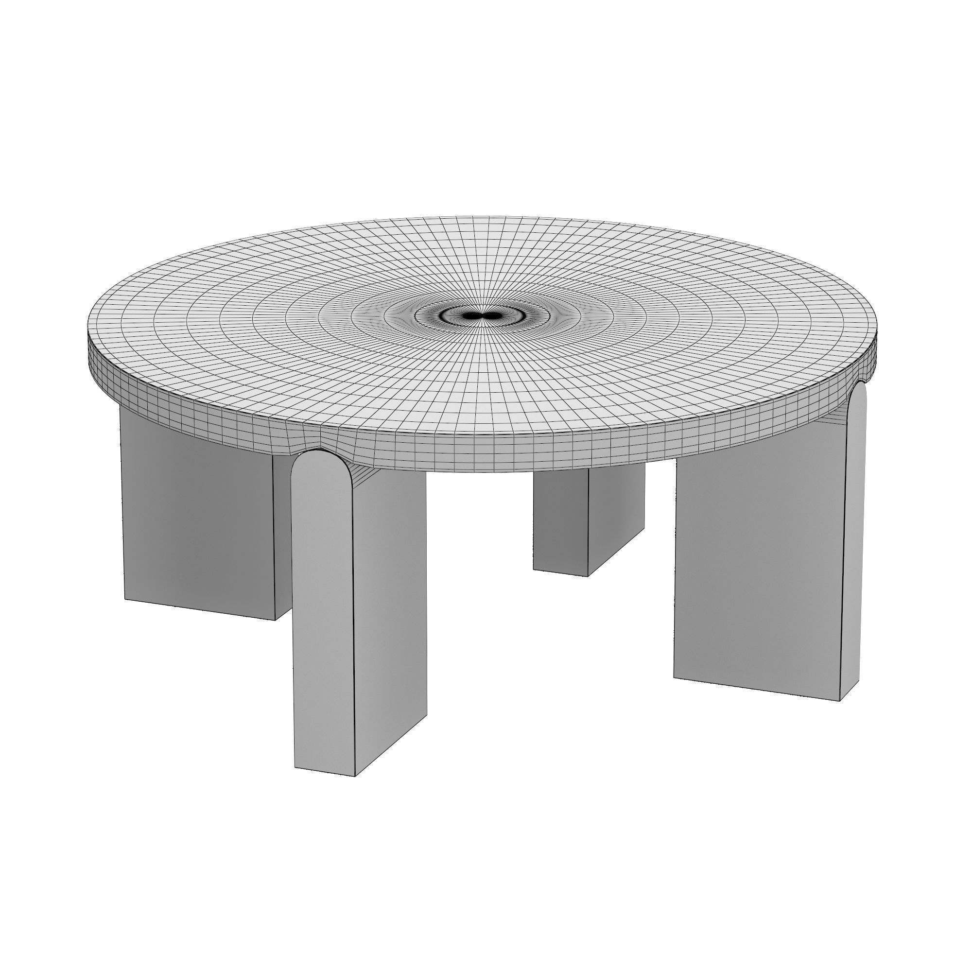 EDO LOW TABLE Delcourt Collection 3D model_8