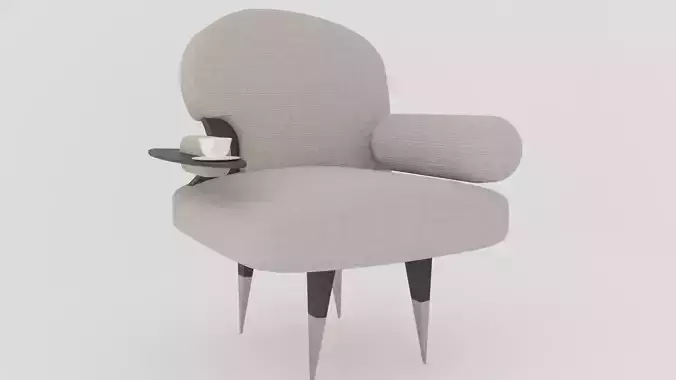 seatting chair with cup