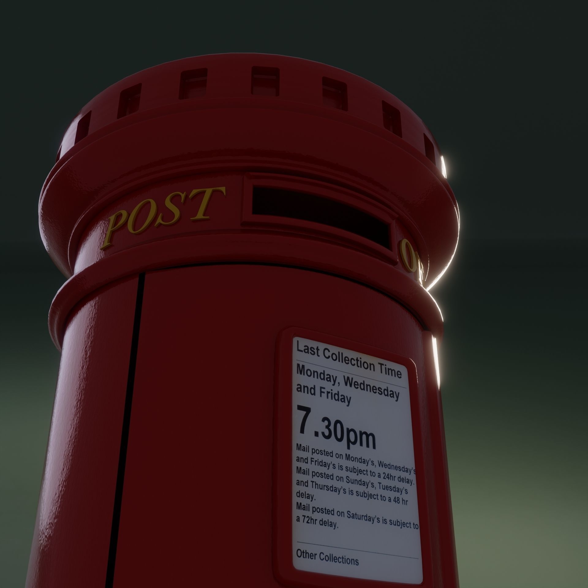 Post Box 3D model_4