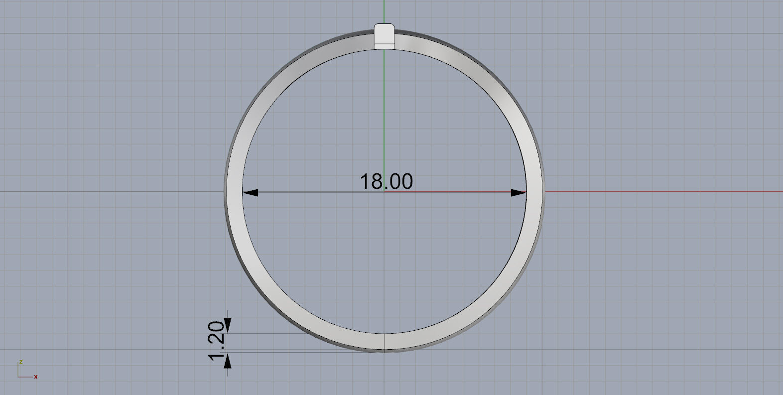 Ring with diamonds 3D print model Free 3D print model_6