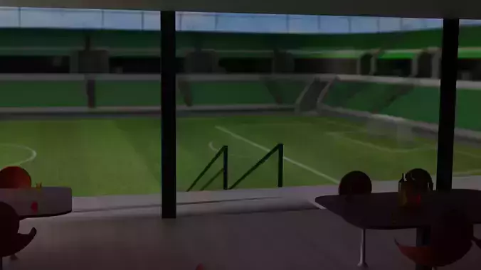 Football Stadium and Interiors