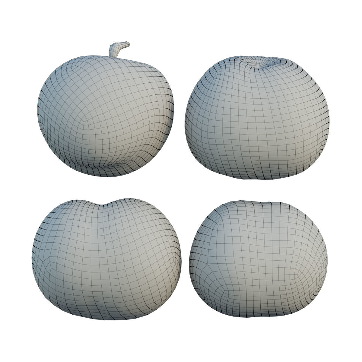 Plum 09 3D model_6
