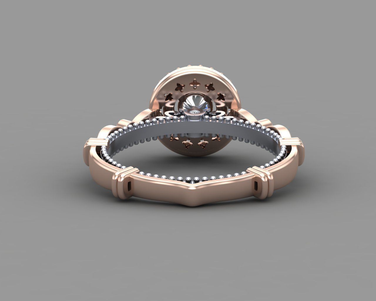 Diamond Engagement Ring 8-MW 3D print model_9