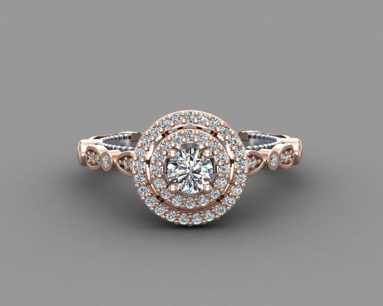 Diamond Engagement Ring 8-MW 3D print model_6
