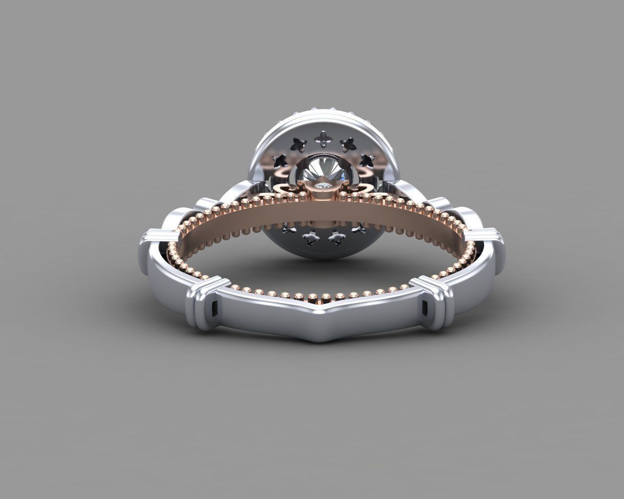 Diamond Engagement Ring 8-MW 3D print model_14