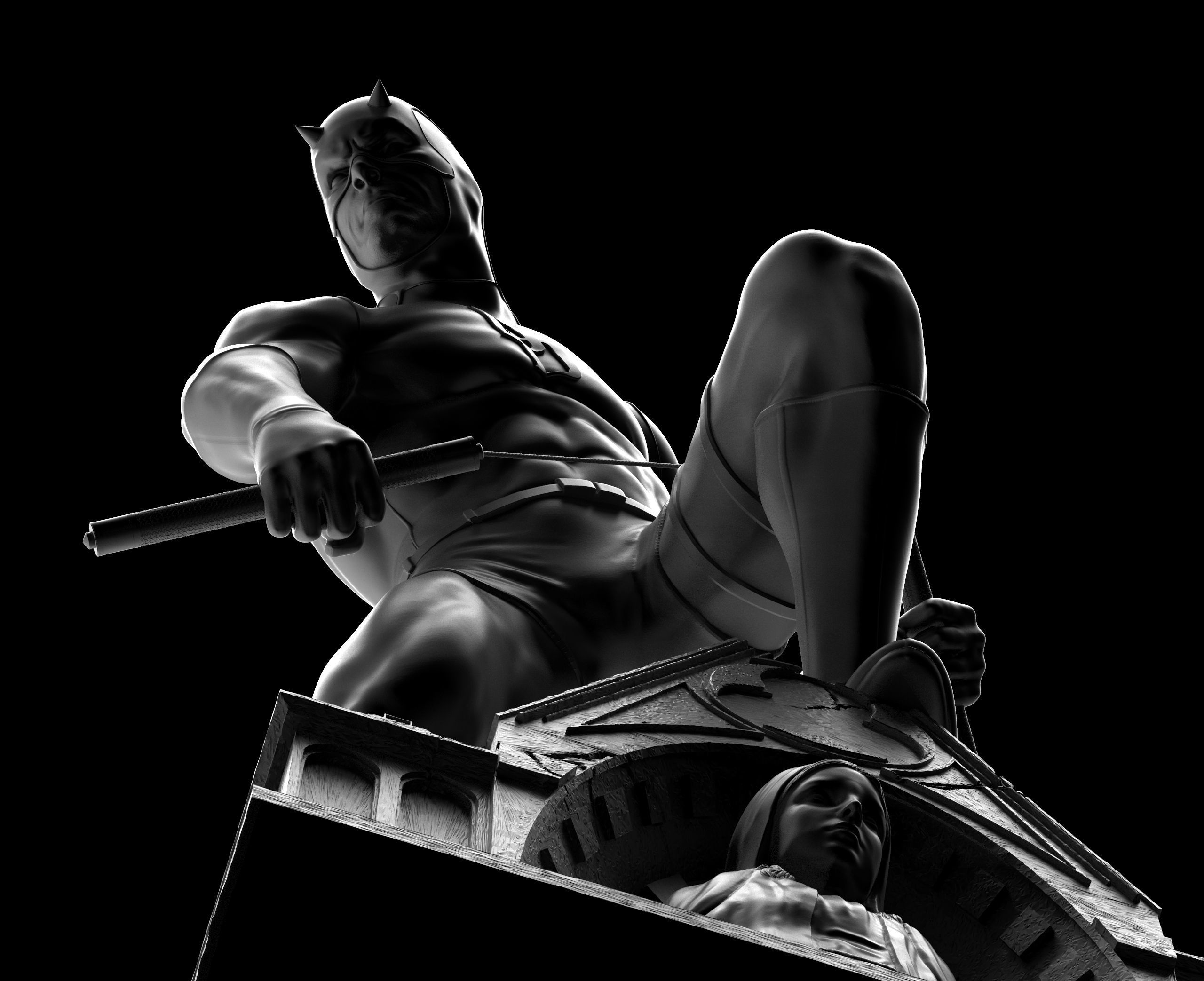 Daredevil - Marvel 3D print model_29