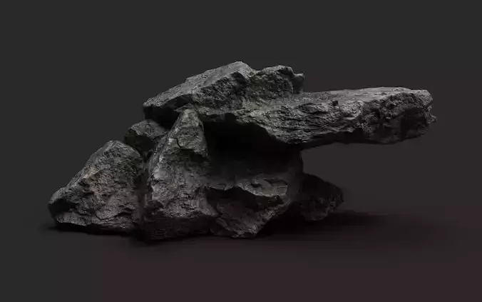 Rock 22-4 Low-poly 3D model Rock 22-4 Low-poly 3D model