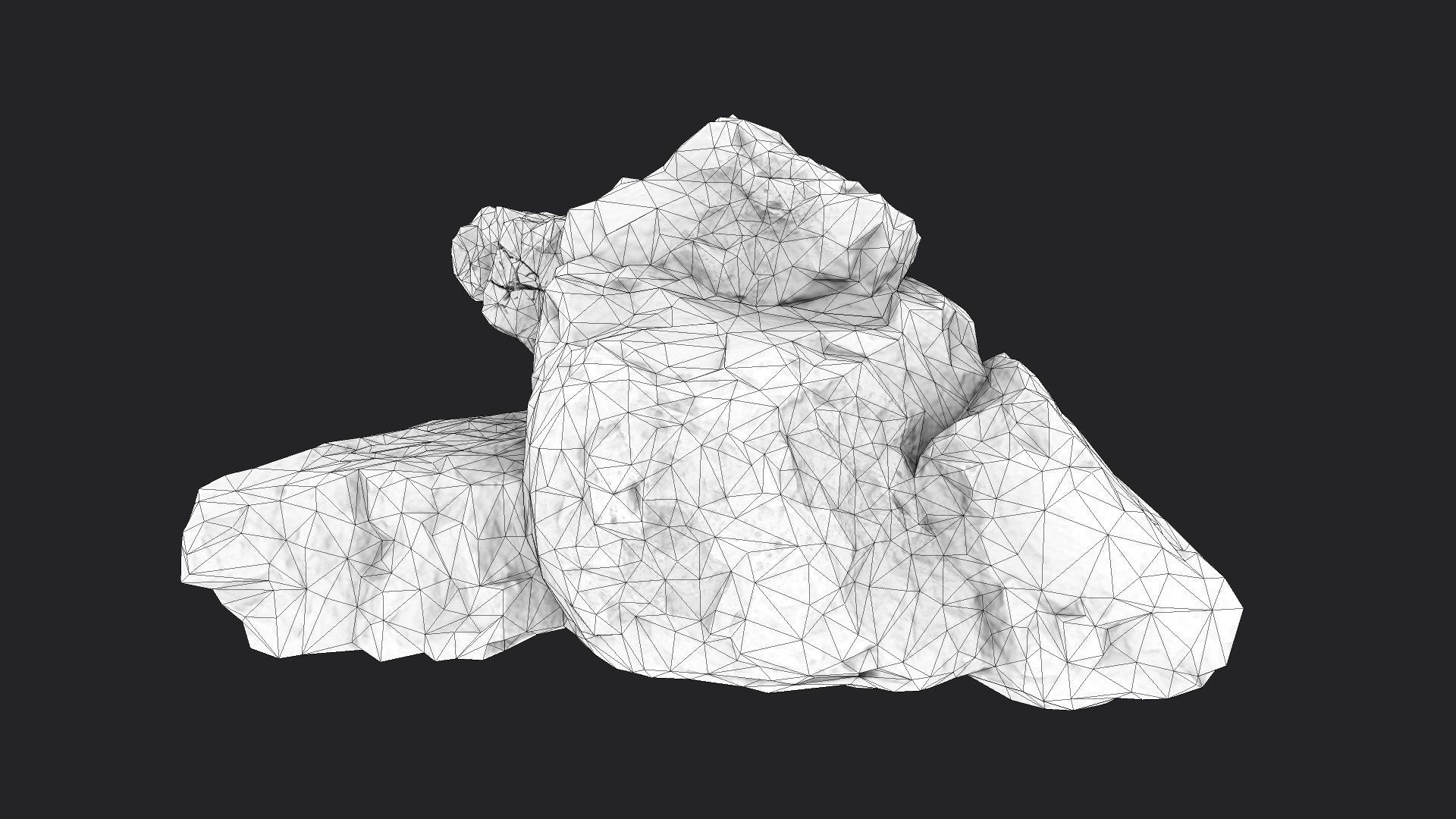 Rock 22-4 Low-poly 3D model_6