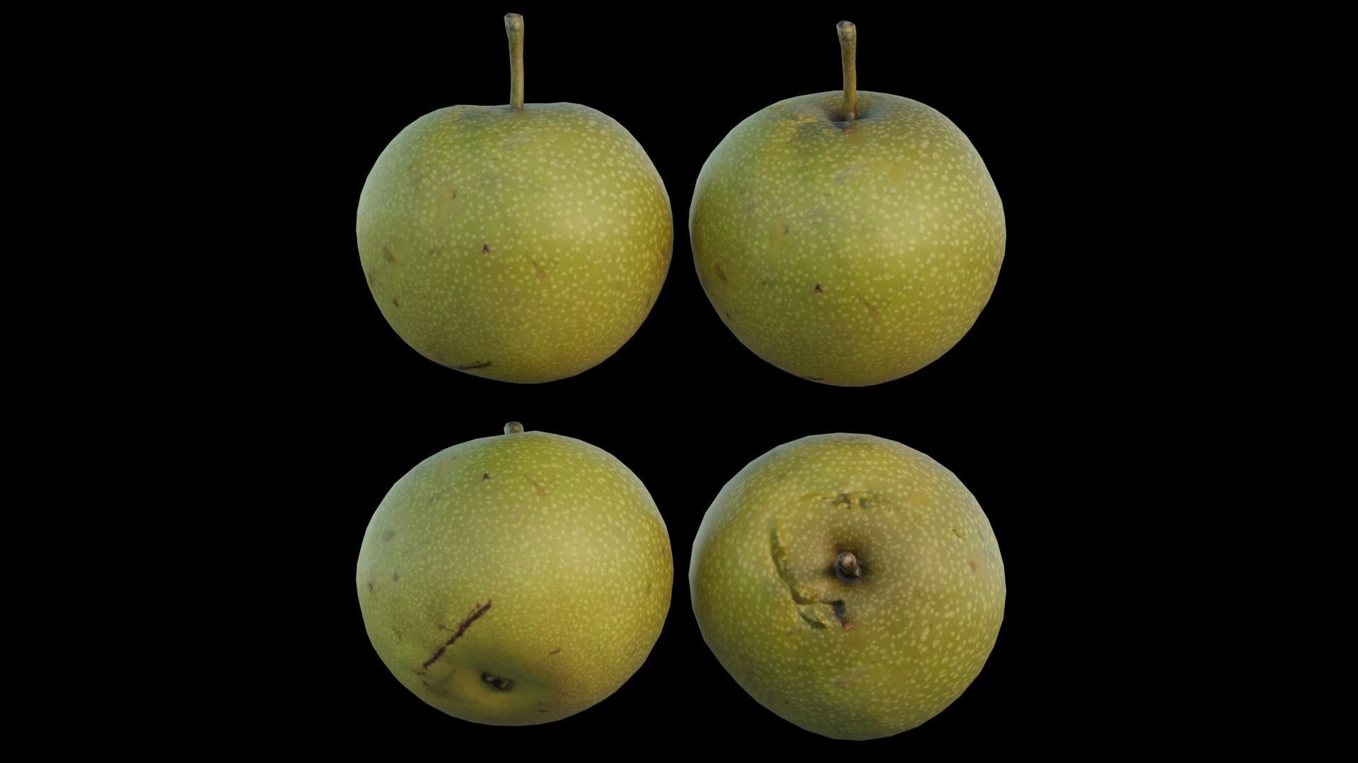 Pear 08 3D model_7