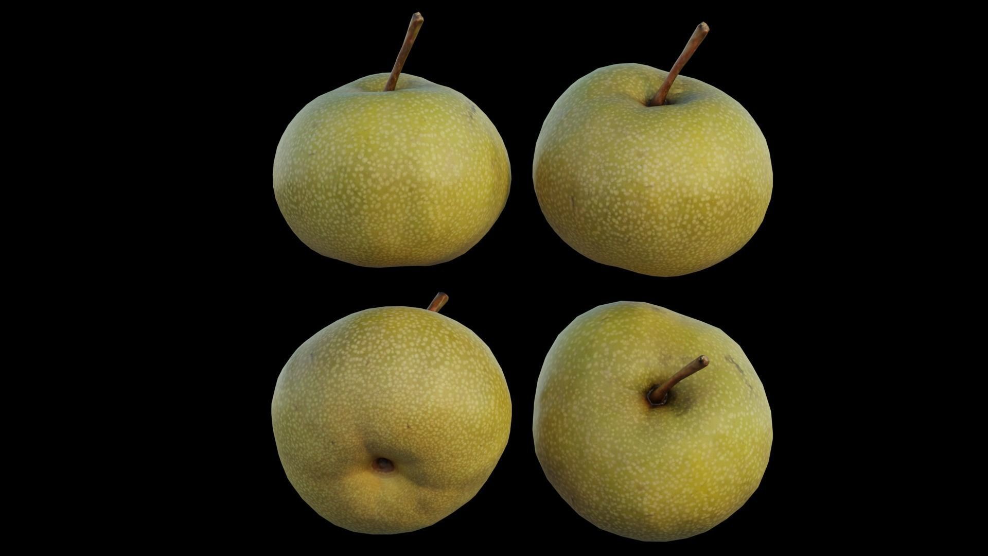 Pear 08 3D model_8