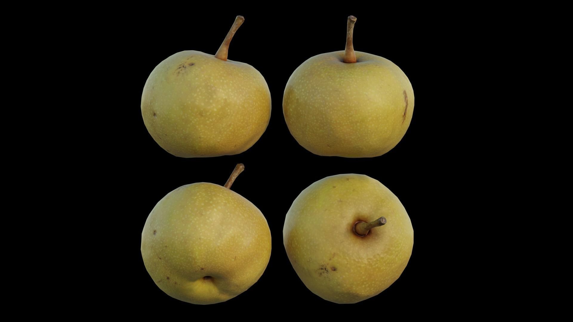 Pear 08 3D model_6