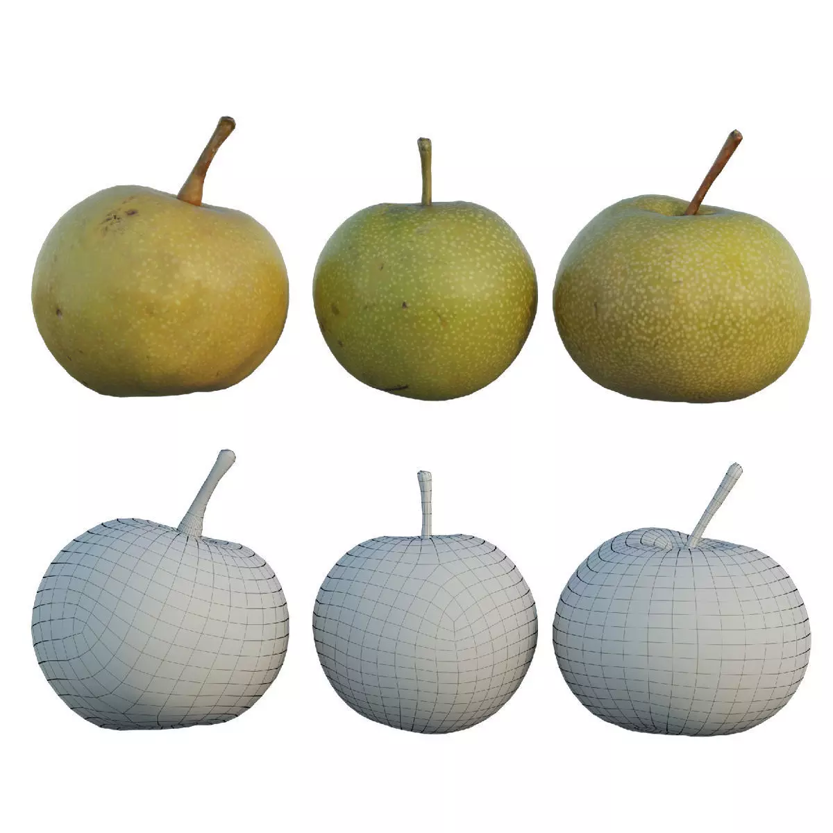 Pear 08 3D model_0