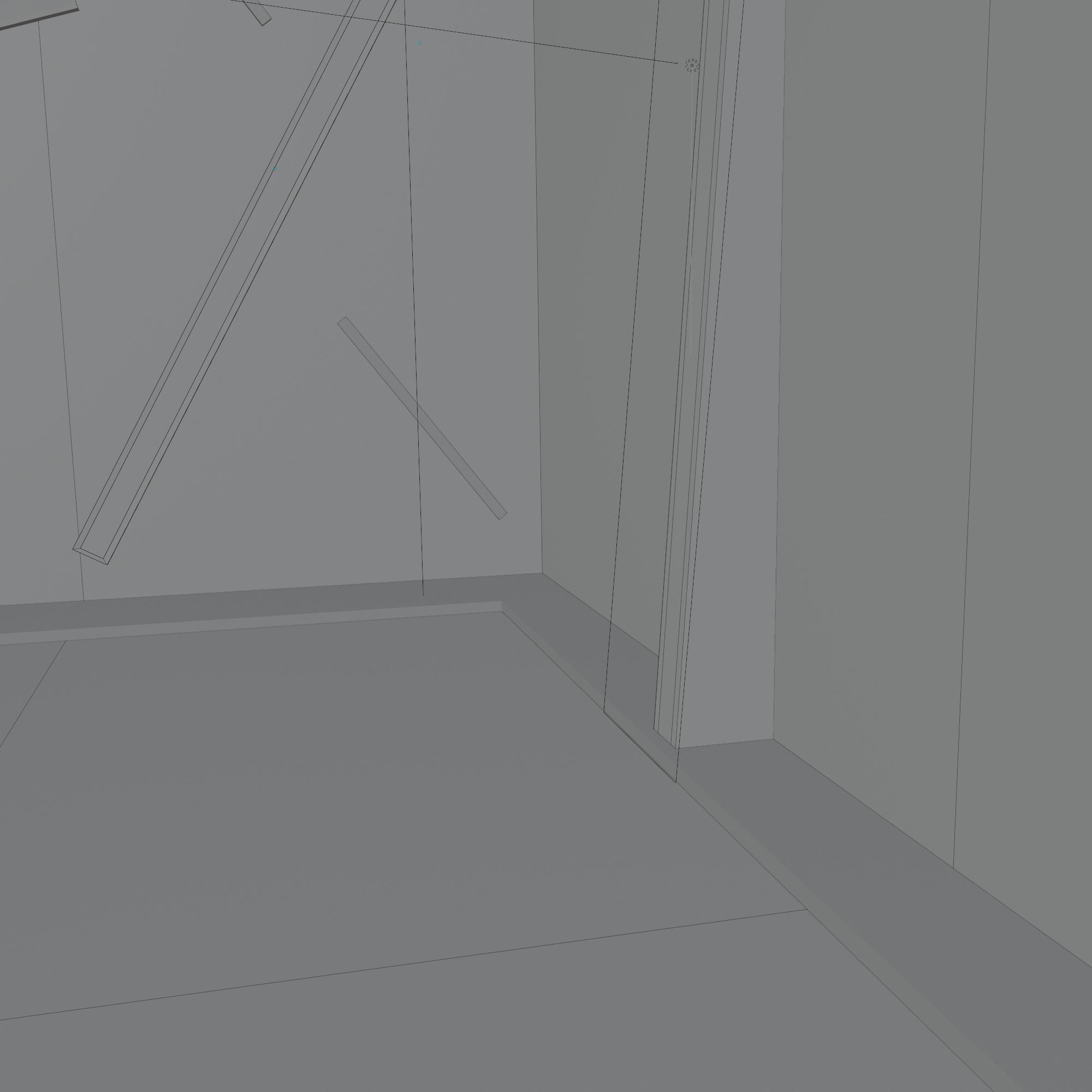 Car studio interior 3D model_9