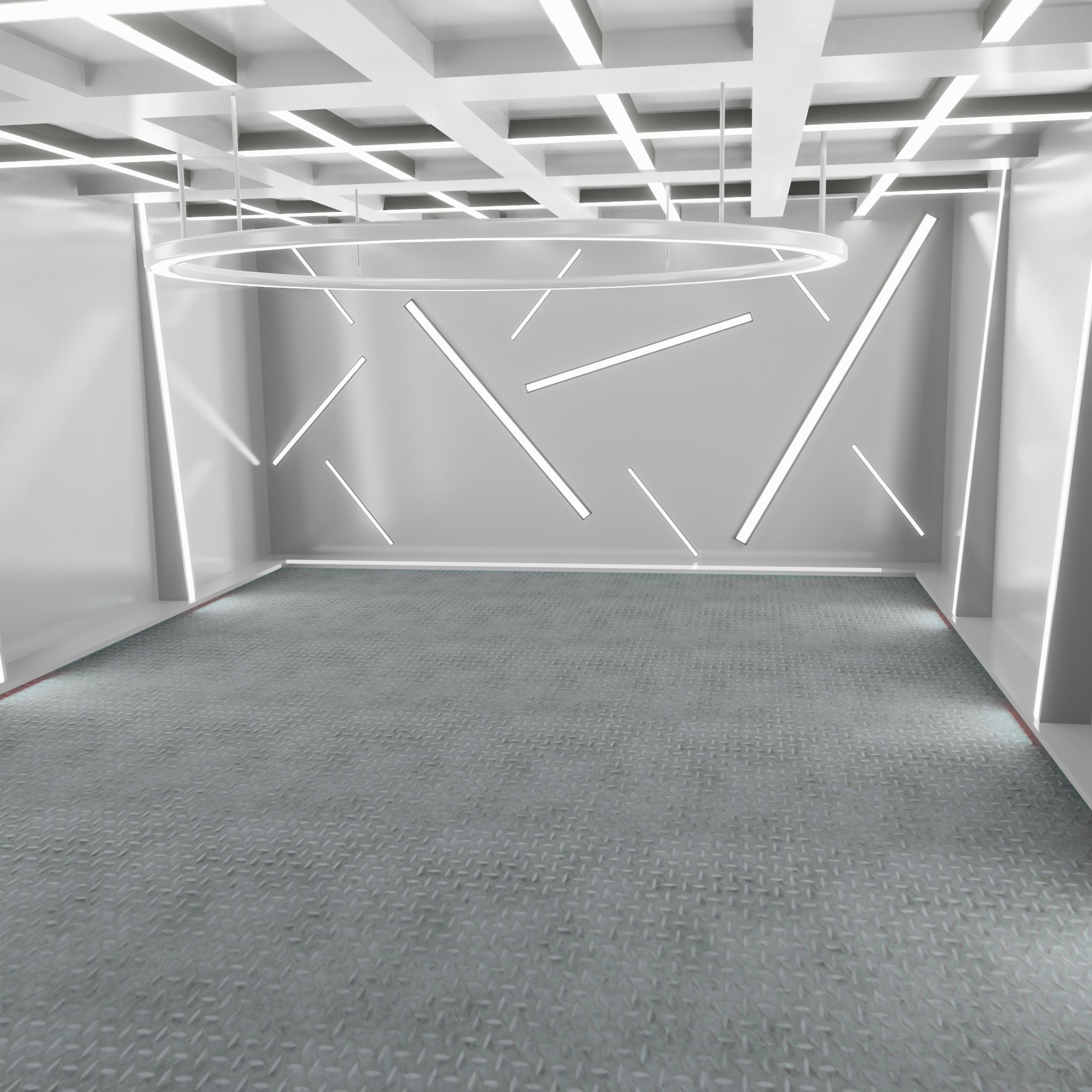 Car studio interior 3D model_8