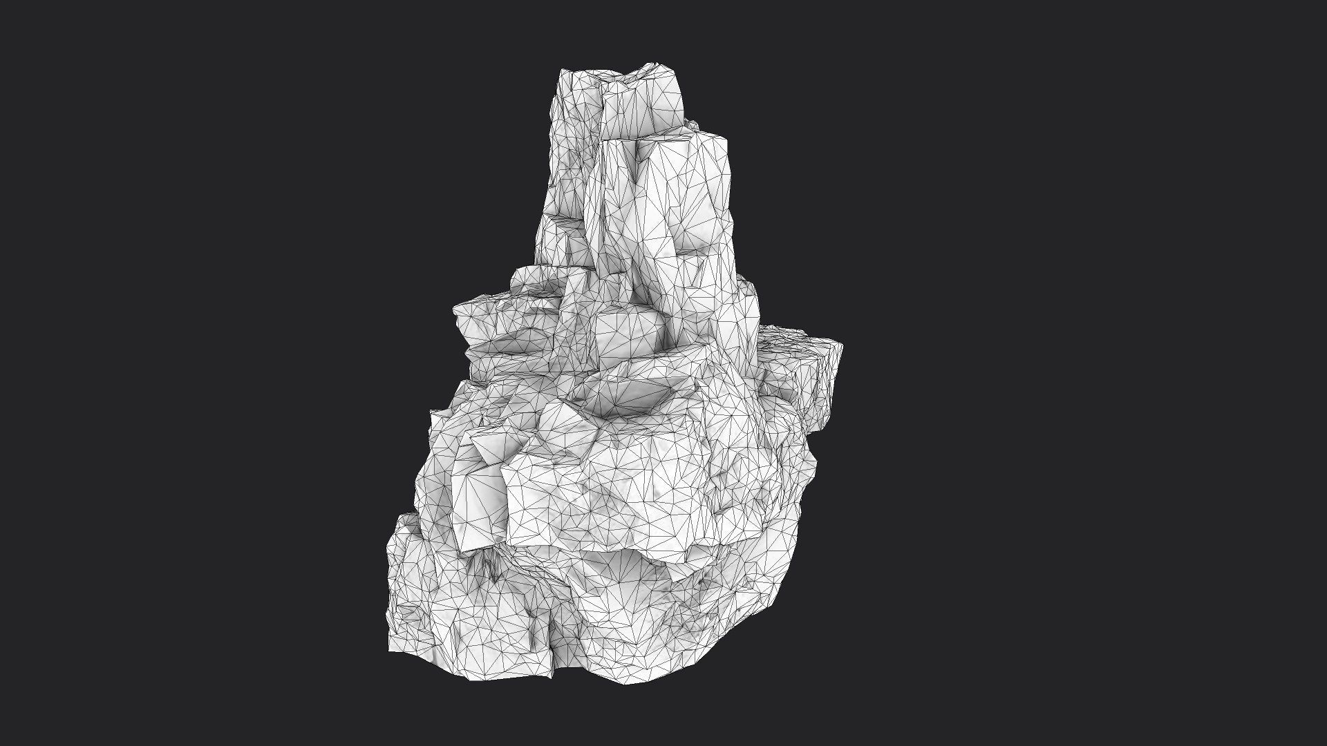 Rock 22-5 Low-poly 3D model_8