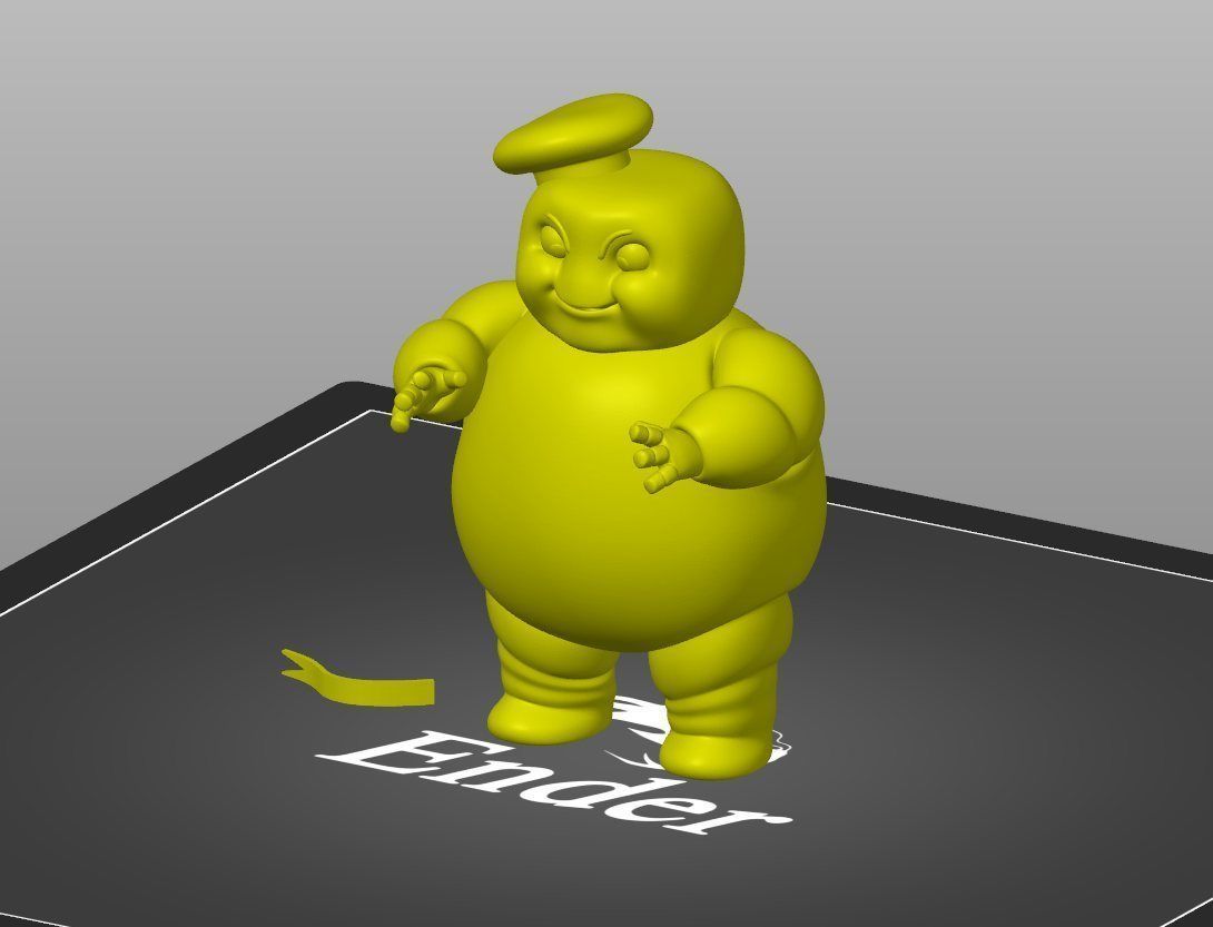 MINI STAY PUFT - ANGRY - GHOSTBUSTERS Free 3D print model_8