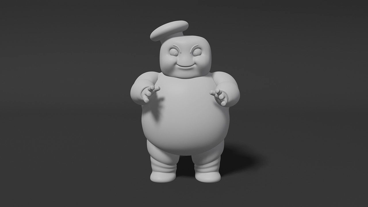MINI STAY PUFT - ANGRY - GHOSTBUSTERS Free 3D print model_1