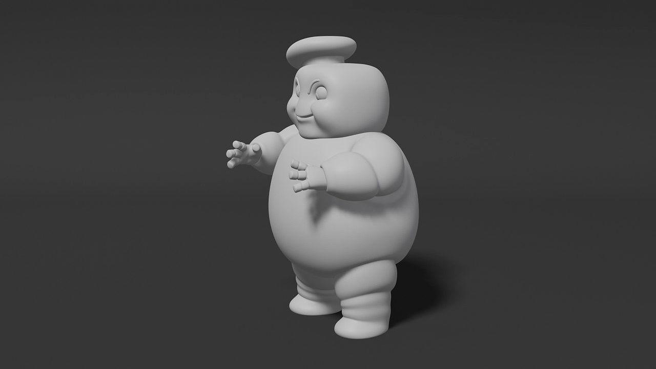 MINI STAY PUFT - ANGRY - GHOSTBUSTERS Free 3D print model_6