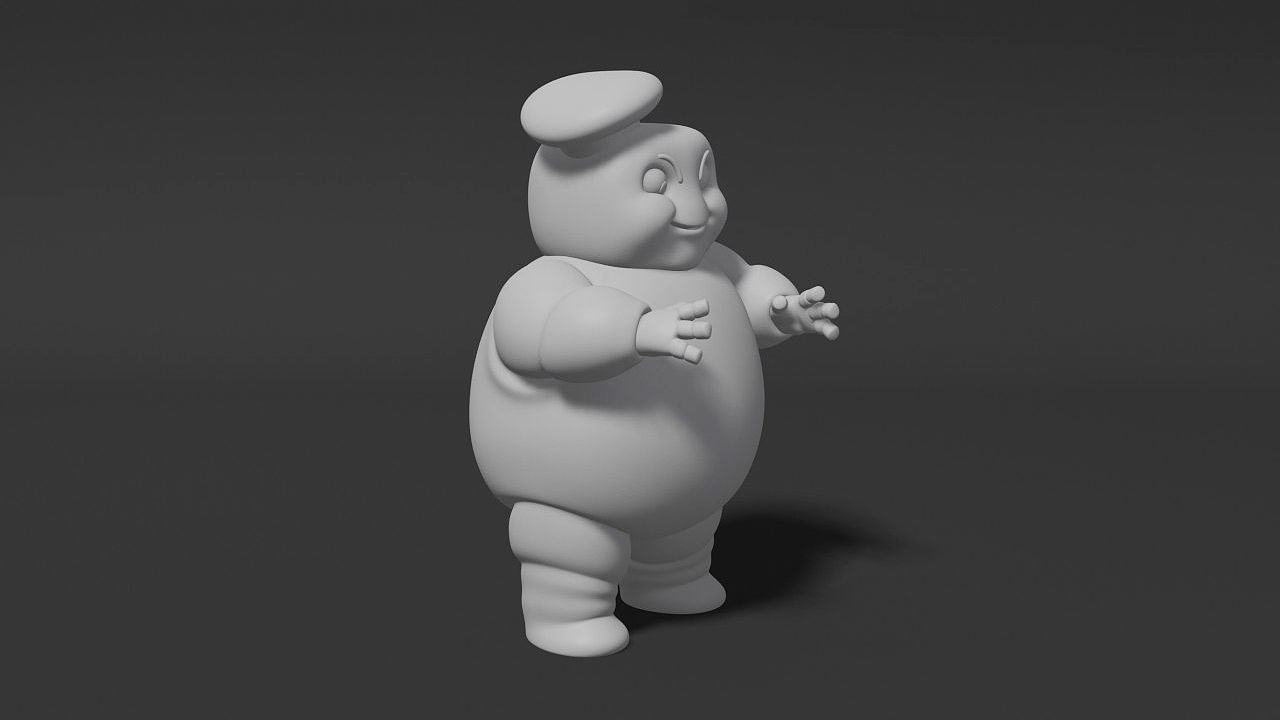 MINI STAY PUFT - ANGRY - GHOSTBUSTERS Free 3D print model_2