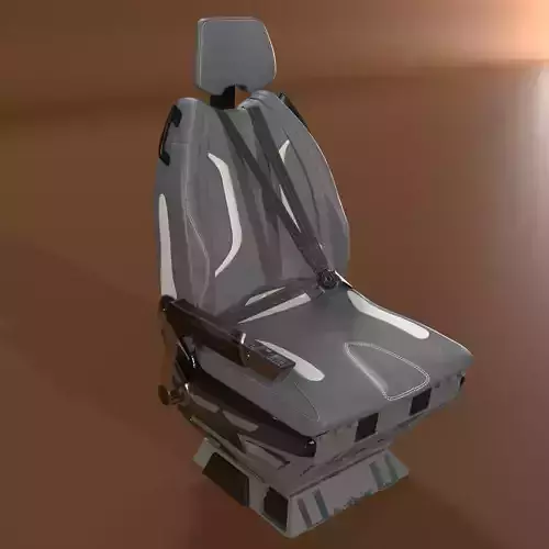 sci-fi seat Free low-poly 3D model
