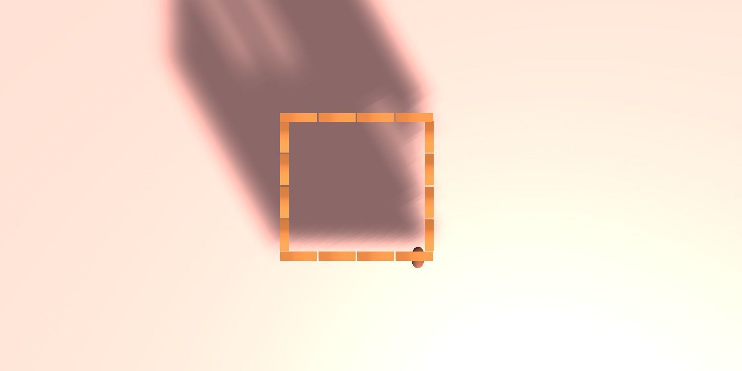 Beach Set 2 Beach Game Collection Stickmen LifeGuard and Prop Low-poly 3D model_12