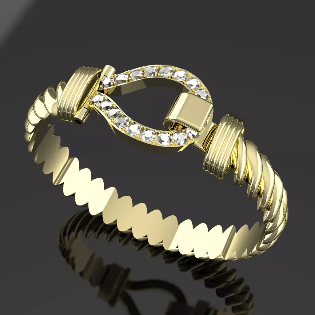 gucci bangles cz  3D print model_0