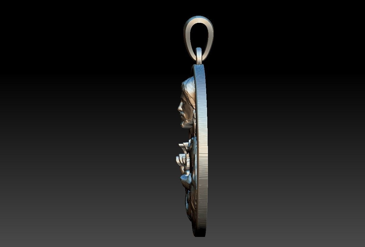 Heart of Jesus  3D print model_14